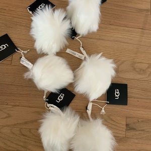 Ugg Christmas ornaments wren faux fur